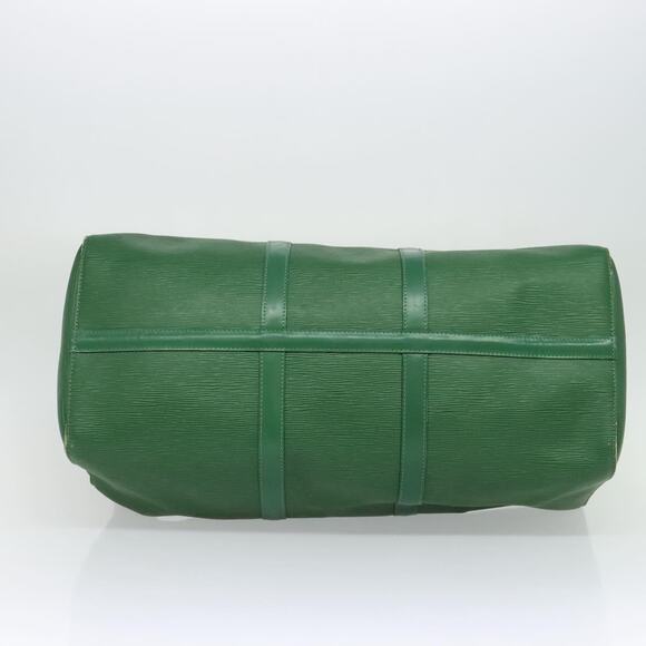 LOUIS VUITTON Epi Keepall 50 Boston Bag Green M42964 - Picture 9 of 16